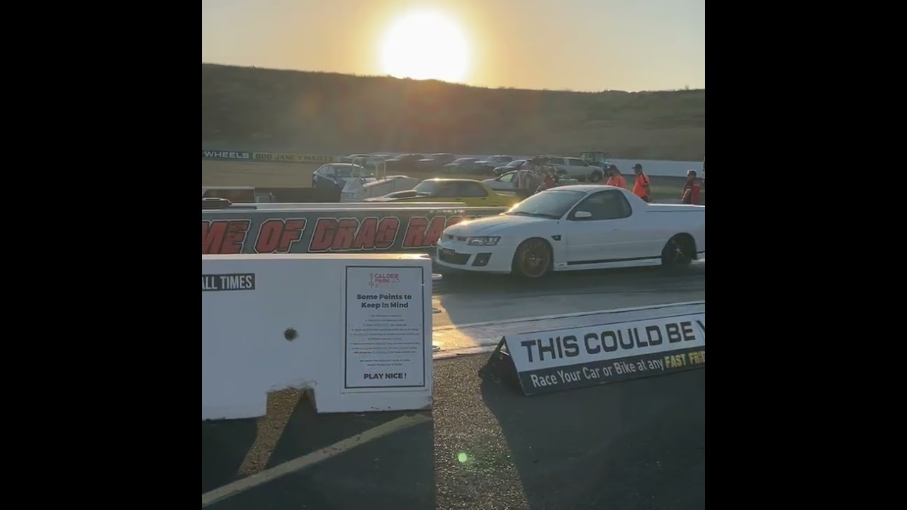 SLR 5000 355 Stroker Drag Racing at Calder Park.