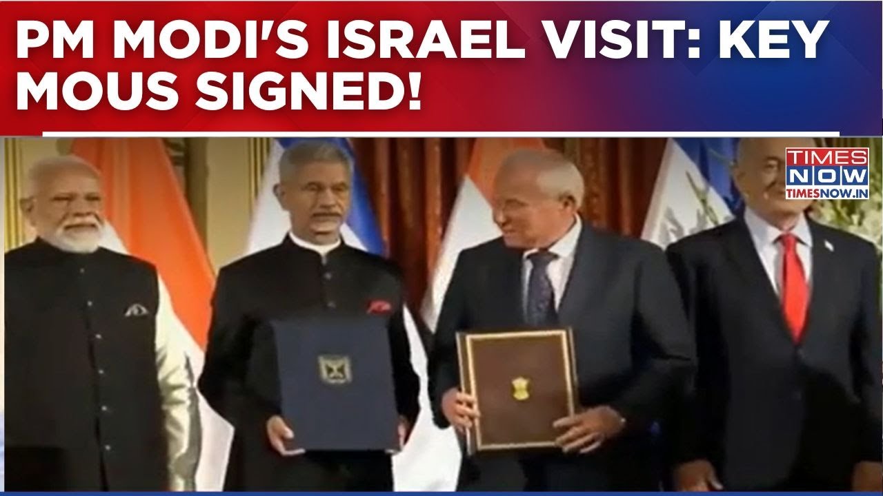 PM Modi-Netanyahu Meet: India-Israel Ink Key MoUs To Boost Strategic Ties | Details Inside