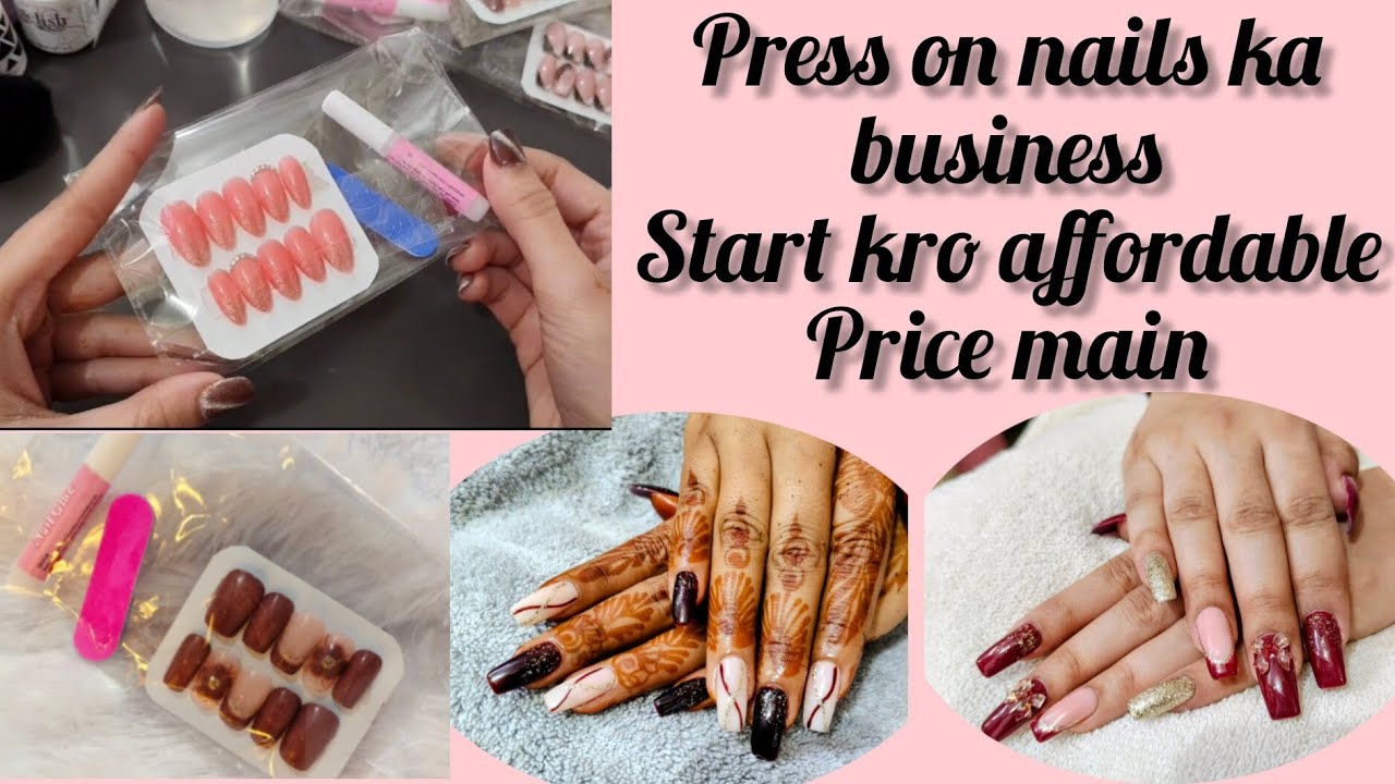 How to make press on nails || step by step tutorial 