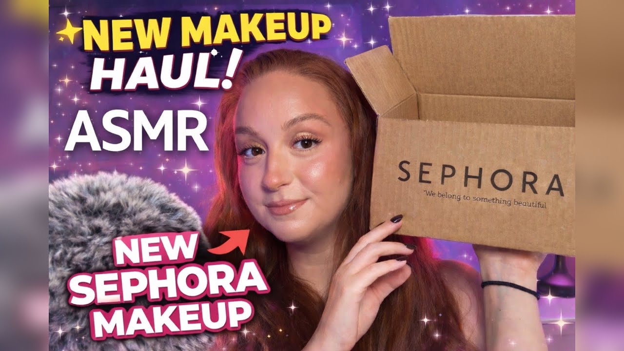 ASMR Doing My Makeup With NEW Products From Sephora😍💄