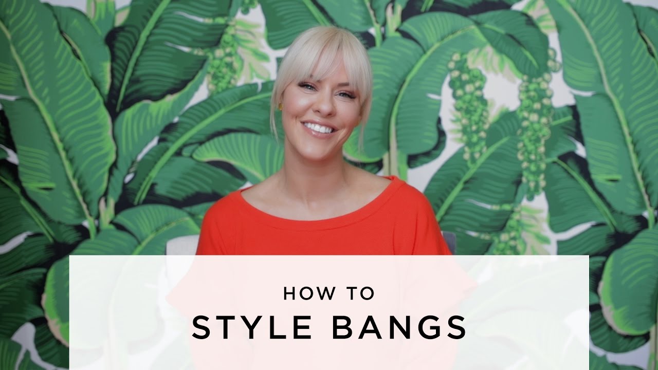 Courtney Kerr Hair Tutorial: How To Style Bangs