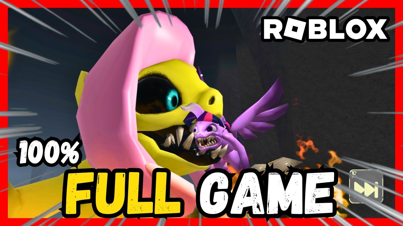 [HARD MODE] Run From The Pony Factory FULL GAME Walkthrough & Ending (All Bosses) - ROBLOX