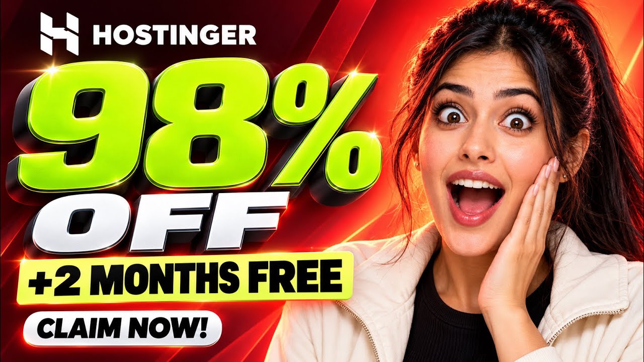 Hostinger Coupon Code 2026 🔥 Apply This Code Before Checkout | Latest Hosting Discount