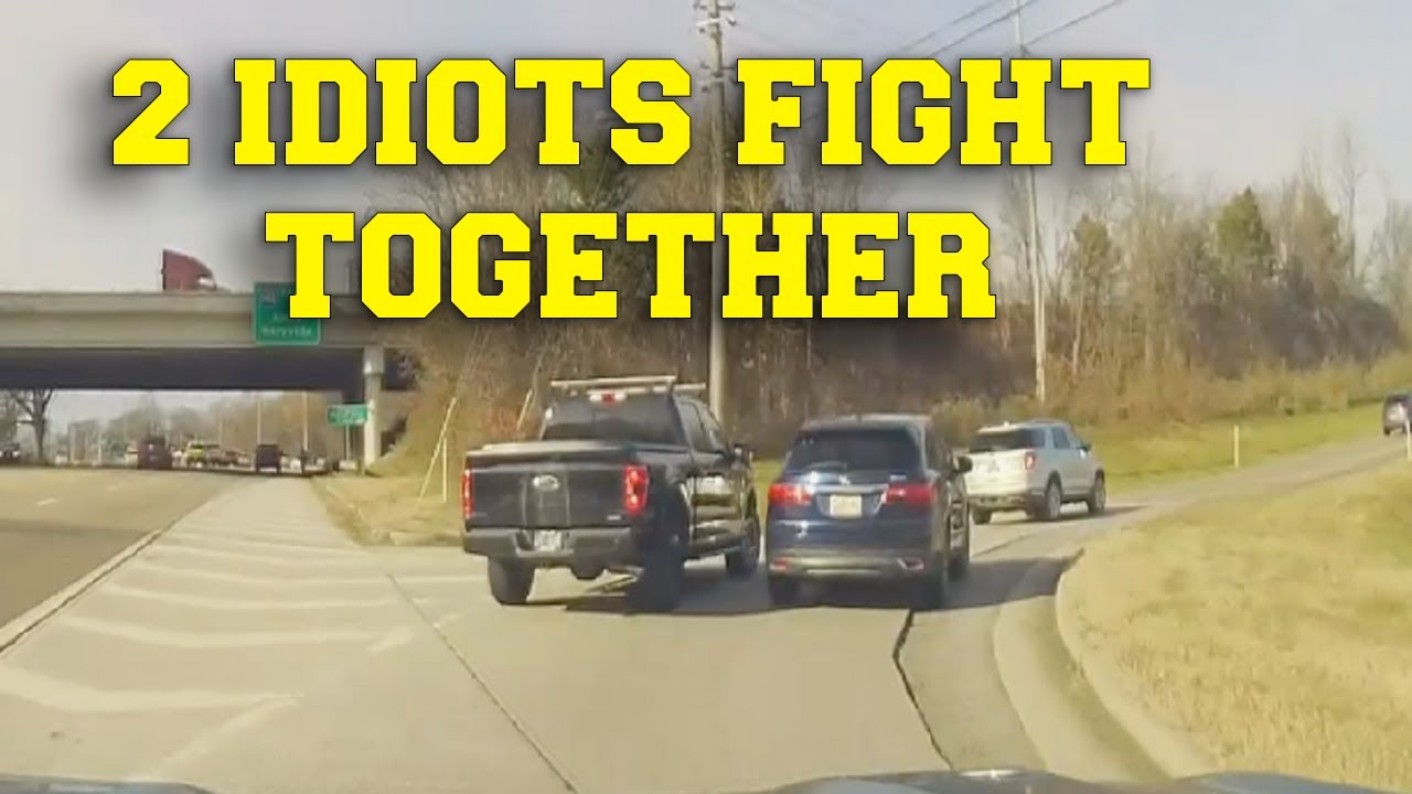 Drivers Lesson USA & Canada - Bad drivers, Driving fails, Road Rage, Brake Check 2025 