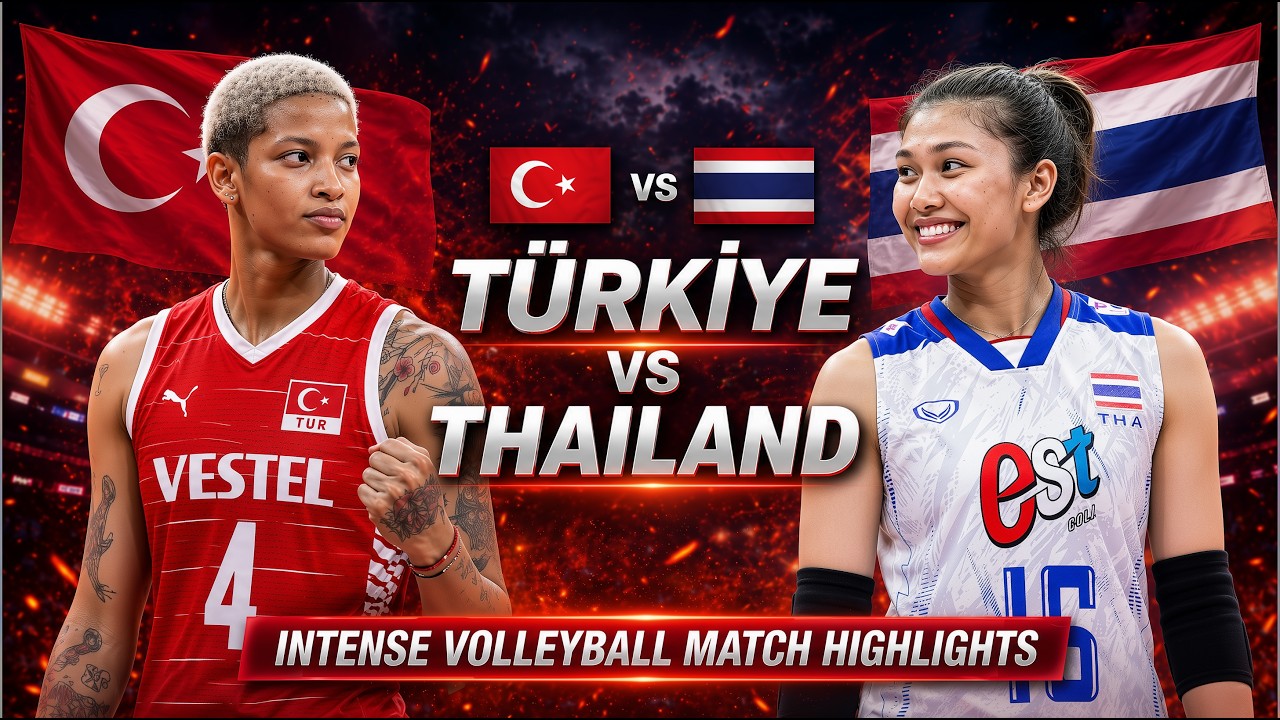 Turkiye vs Thailand Epic Volleyball Highlights | Women's VNL 2026