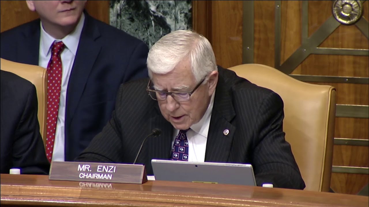 Enzi: Crucial to rebuild the military and reform Pentagon business operations