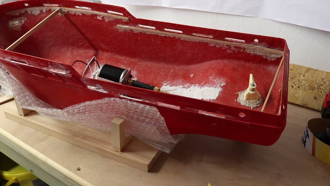 Nangee Model Tug Boat Build Vlog #6 - Dry run of kort and drive train install