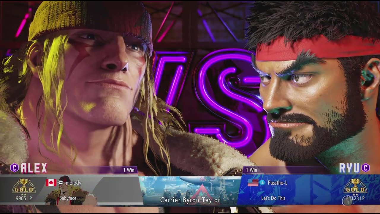 Street Fighter 6 Ryu-VS-ALEX