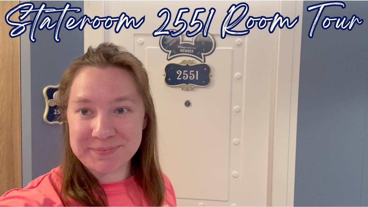Disney Wish Stateroom 2551 Room Tour