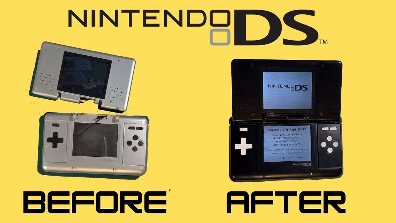 Nintendo DS - Repairing and replacing the casing on an OG DS