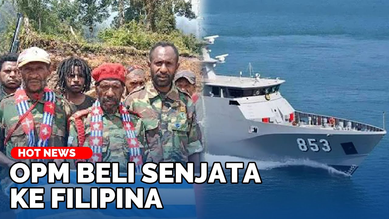 BELI SENJATA ke Filipina, OPM Dihadang Kapal Perang, 10 Senjata M4 Berhasil Dirampas