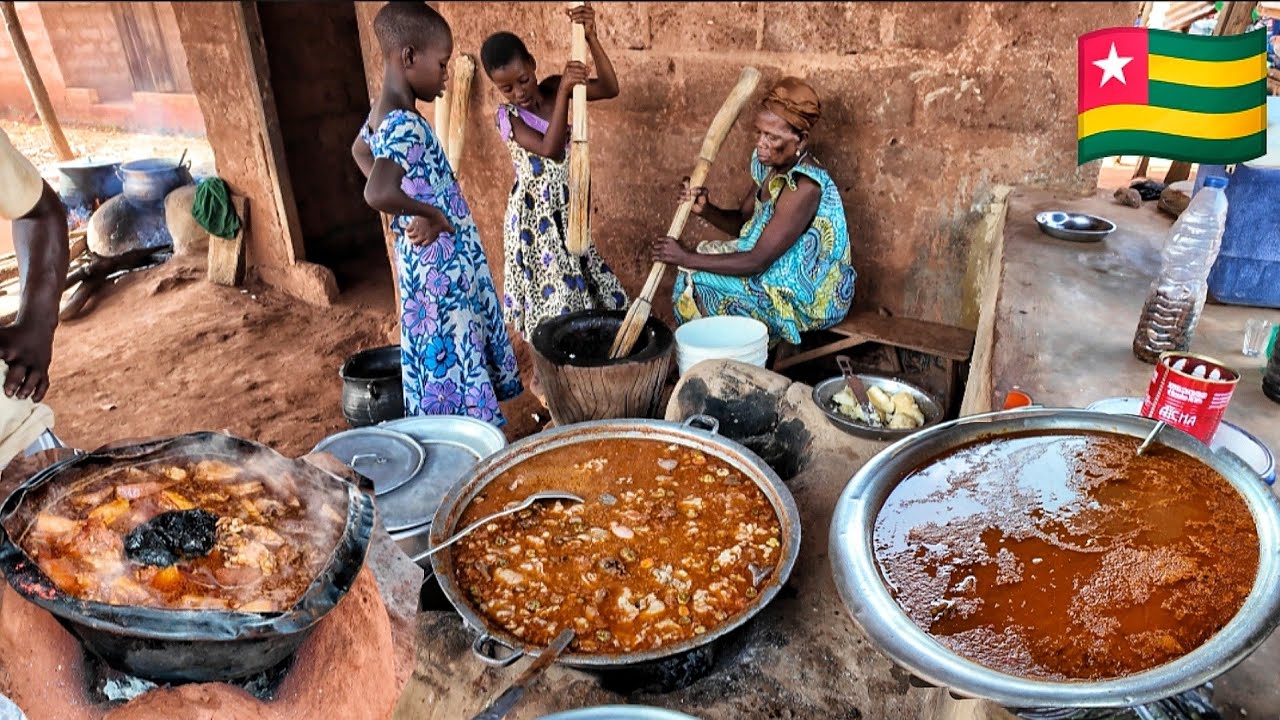 Authentic west Africa street food tour addidogome Togo west Africa 🌍. @edithamarachi.