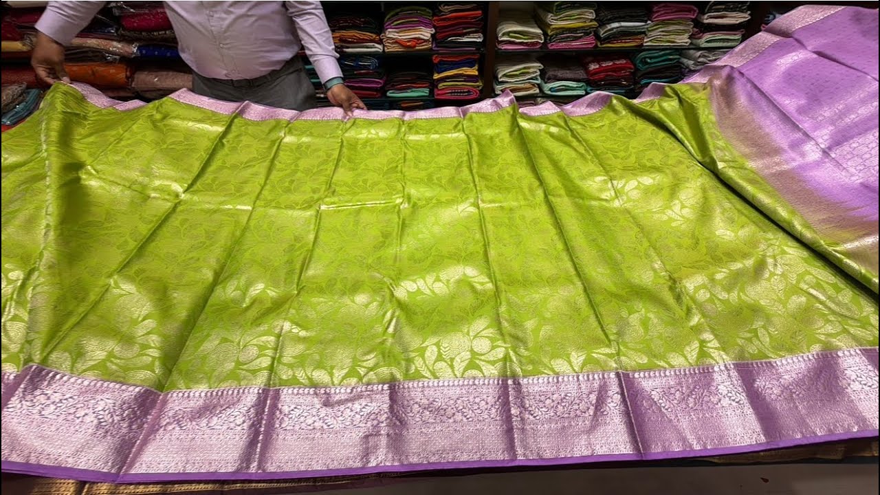 Chickpet Bangalore wholesale silk sarees||#Byrappa Silks|| single saree courier available
