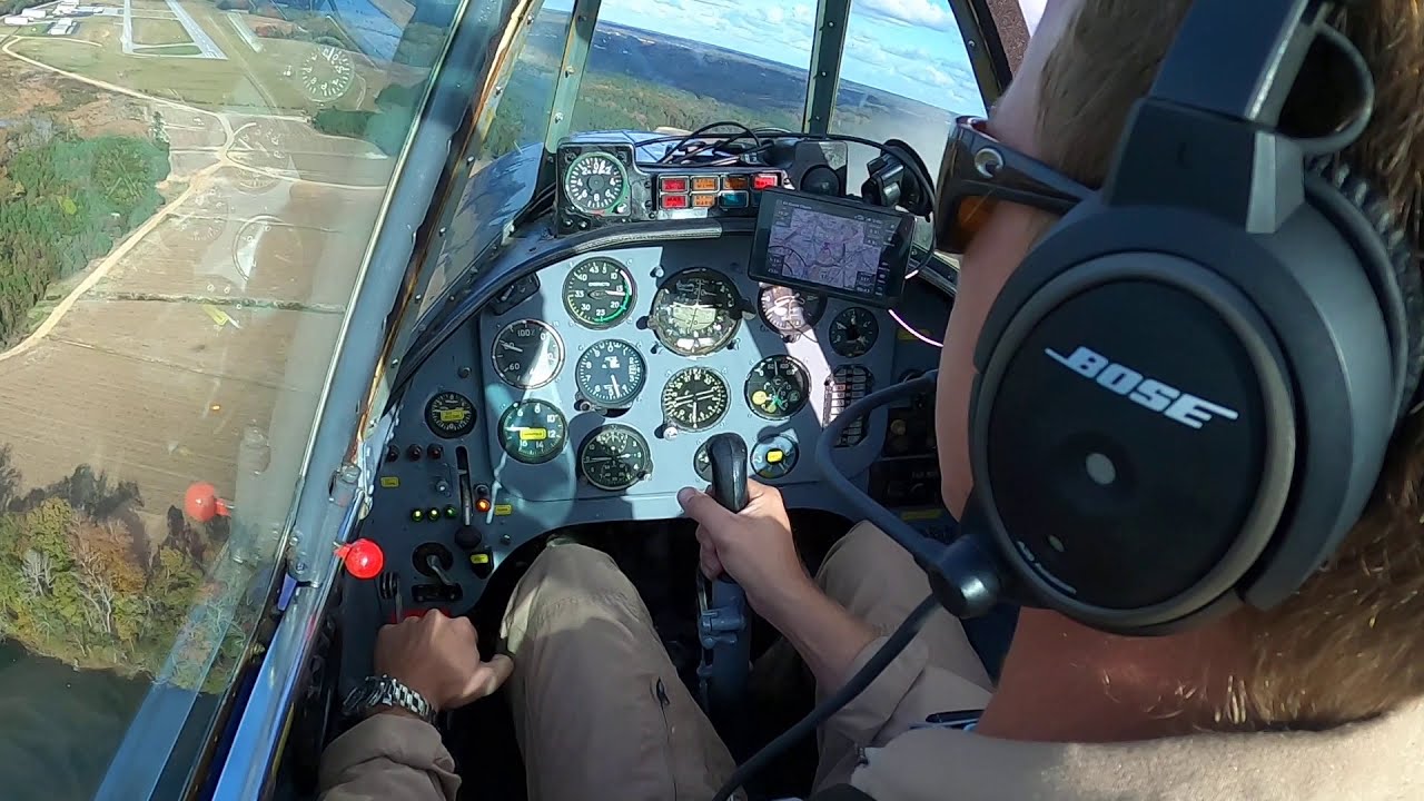 Landing The Yak-52 At Harnett County NC KHRJ