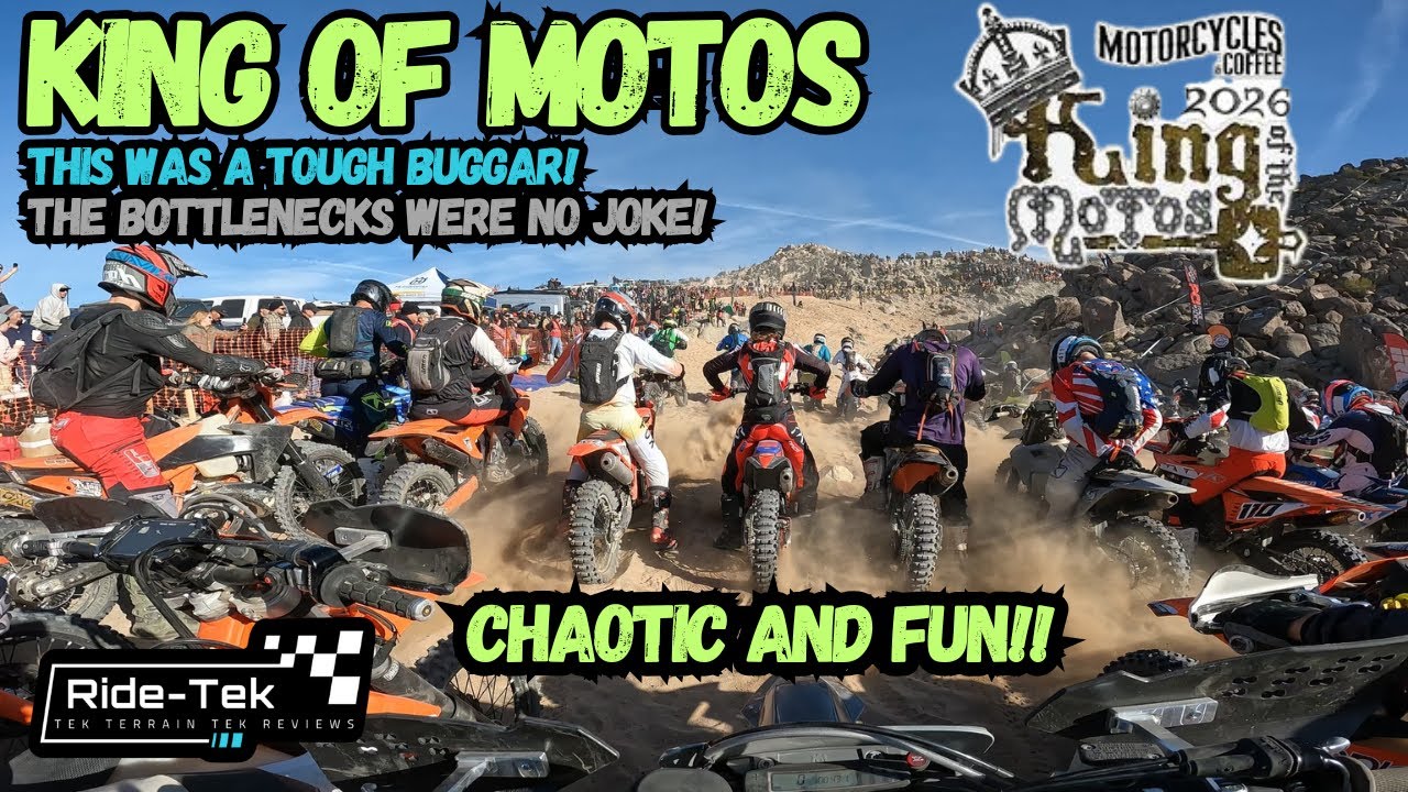 KING OF MOTOS 2026 Johnson Valley, CA. What a Race! Chaotic and Fun!