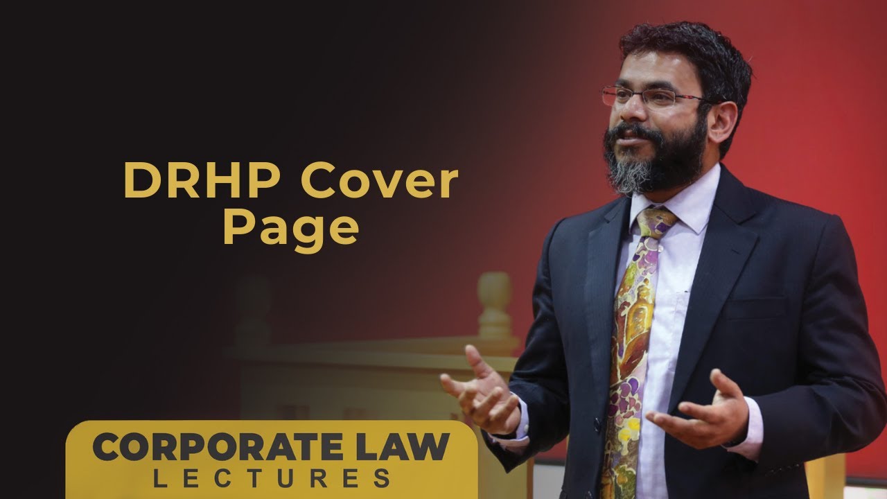 DRHP Cover Page
