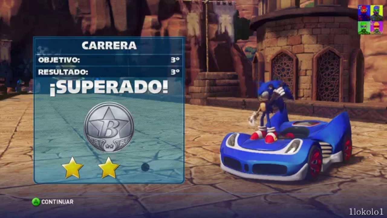 Sonic & All Star Racing Transformed Gameplay Xbox 360