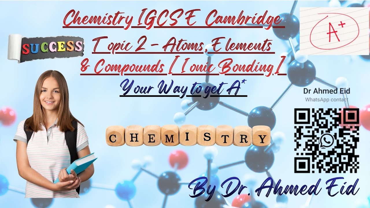 IGCSE OL Cambridge - Глава 2 - Атомы, элементы и соединения [Ионная связь]