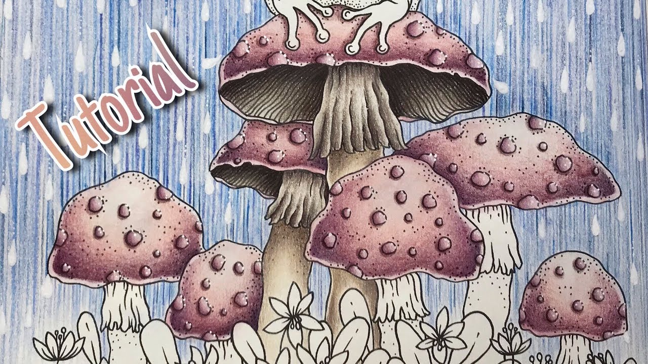 TUTORIAL: Coloring mushrooms (the stems)