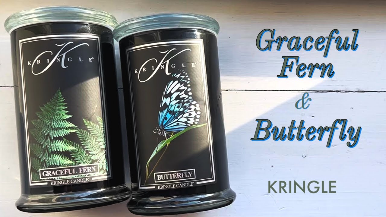 Graceful Fern 🌿 and Butterfly 🌿 from Kringle Reserve candle review