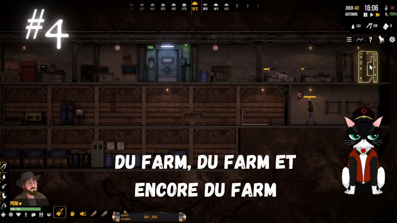 [FR] sheltered 2 #4 du farm du farm et encore du farm!!