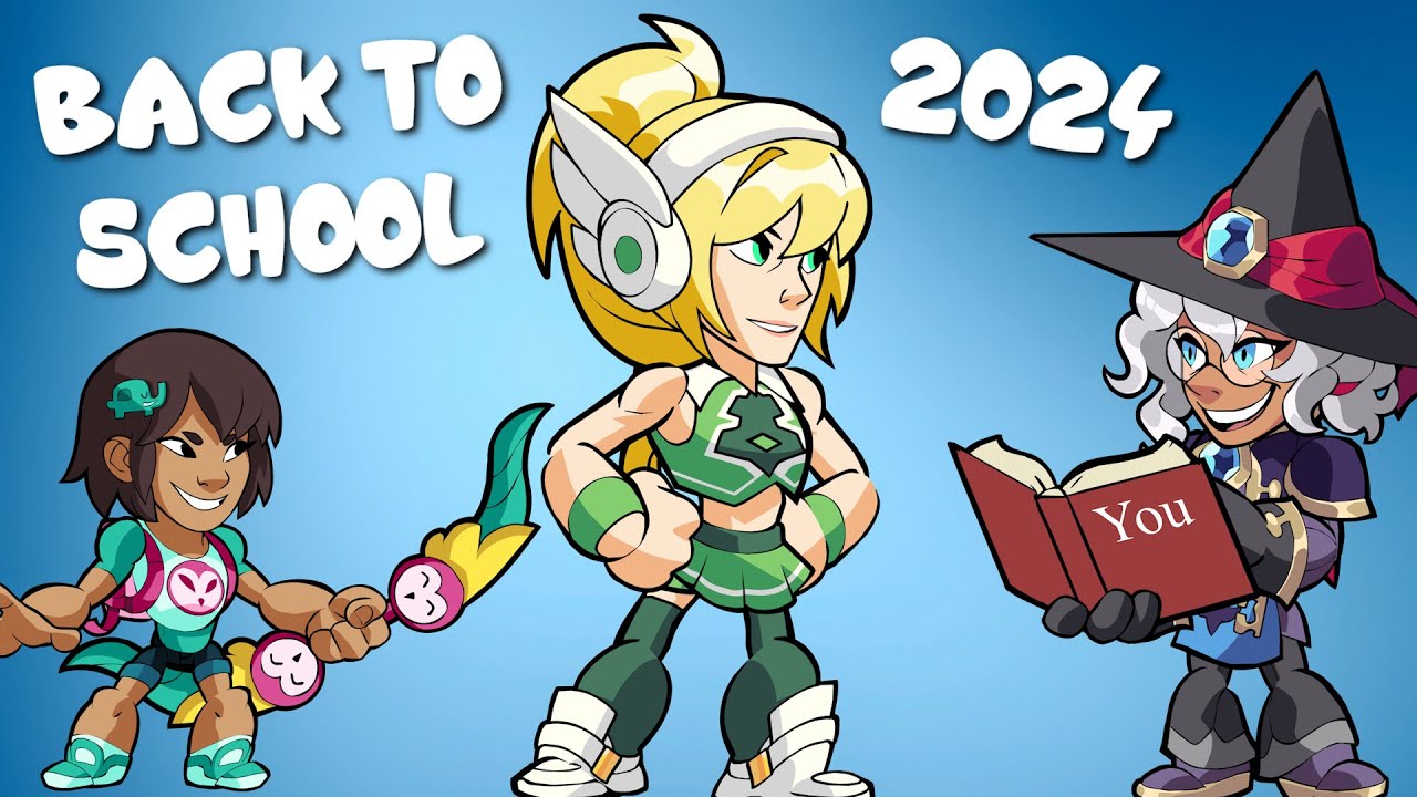 BACK to SCHOOL 2024! Cheer Captain Brynn NEW SKIN + ALL SKINS • Brawlhalla 1v1 Gameplay