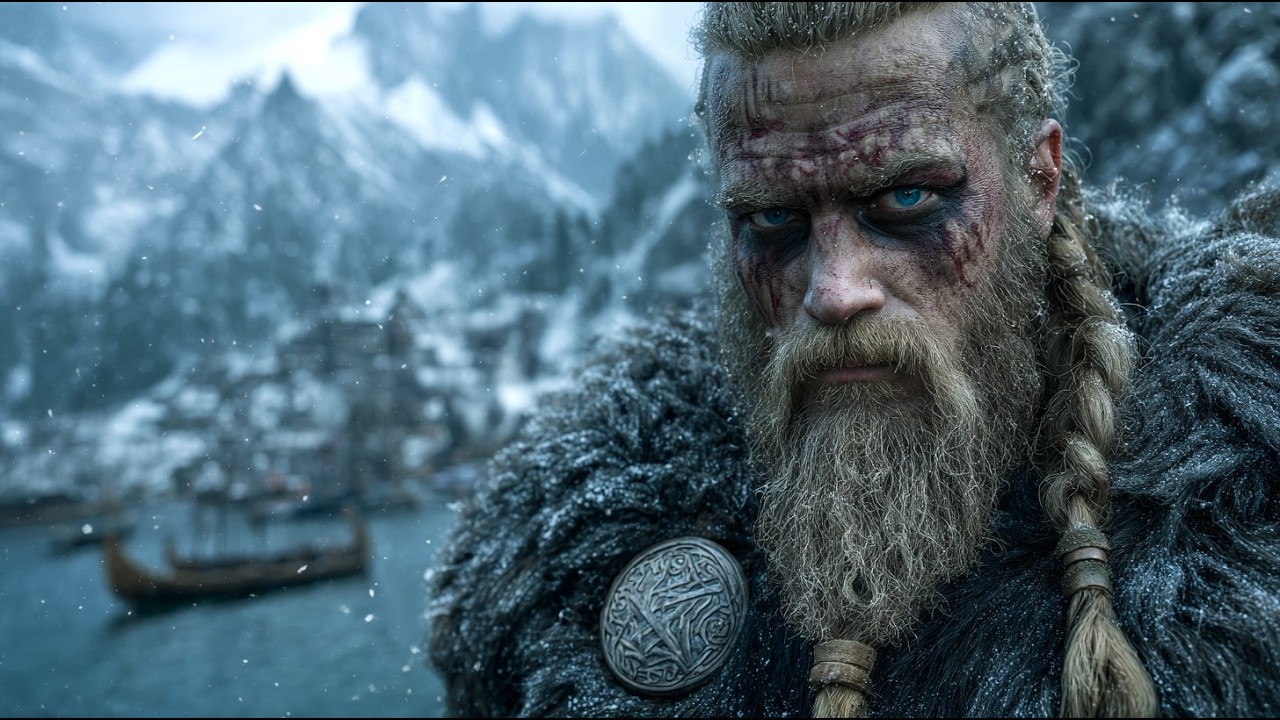 Viking Music for Focus - The Wanderer’s Journey Through the Frozen Fjords