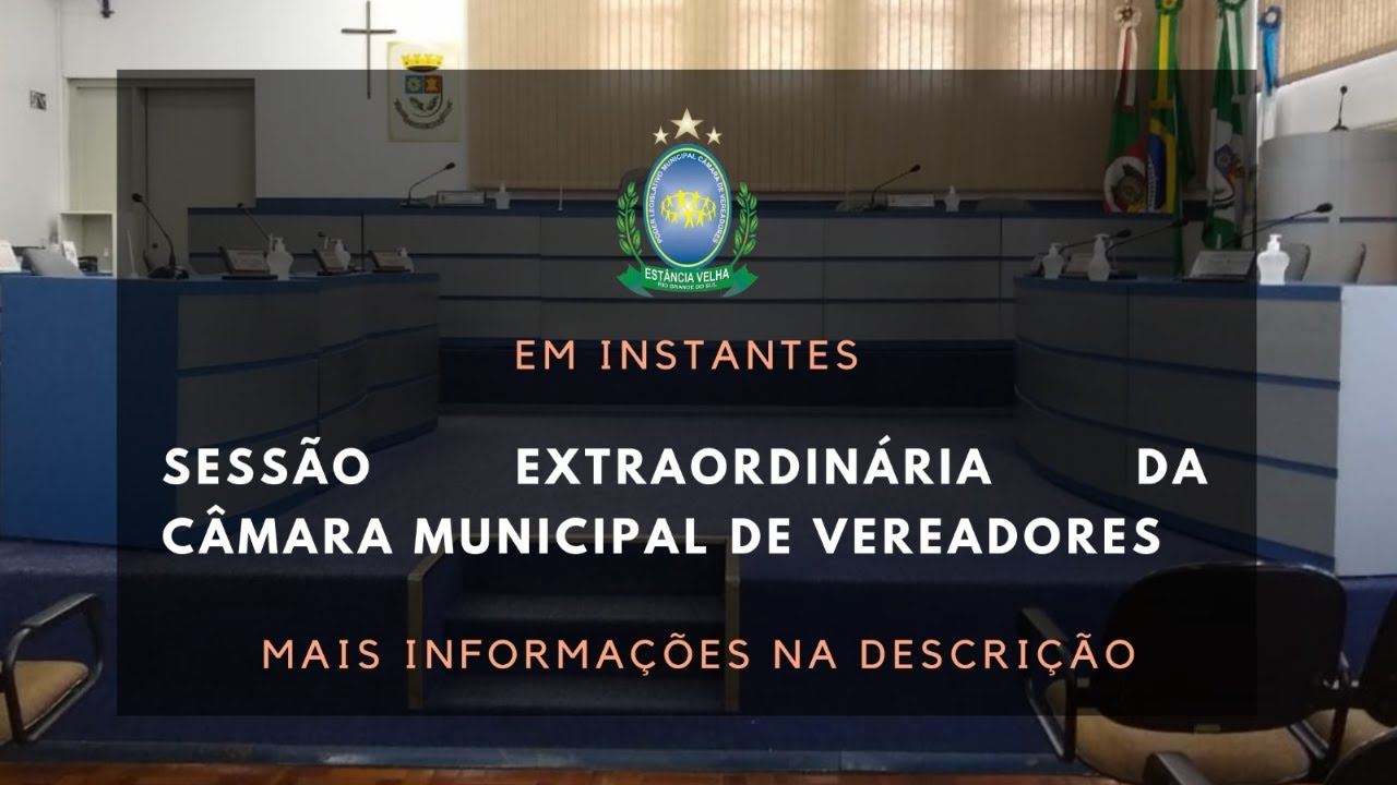 03/02/2026: Sessão Extraordinária da Câmara Municipal de Vereadores de Estância Velha/RS
