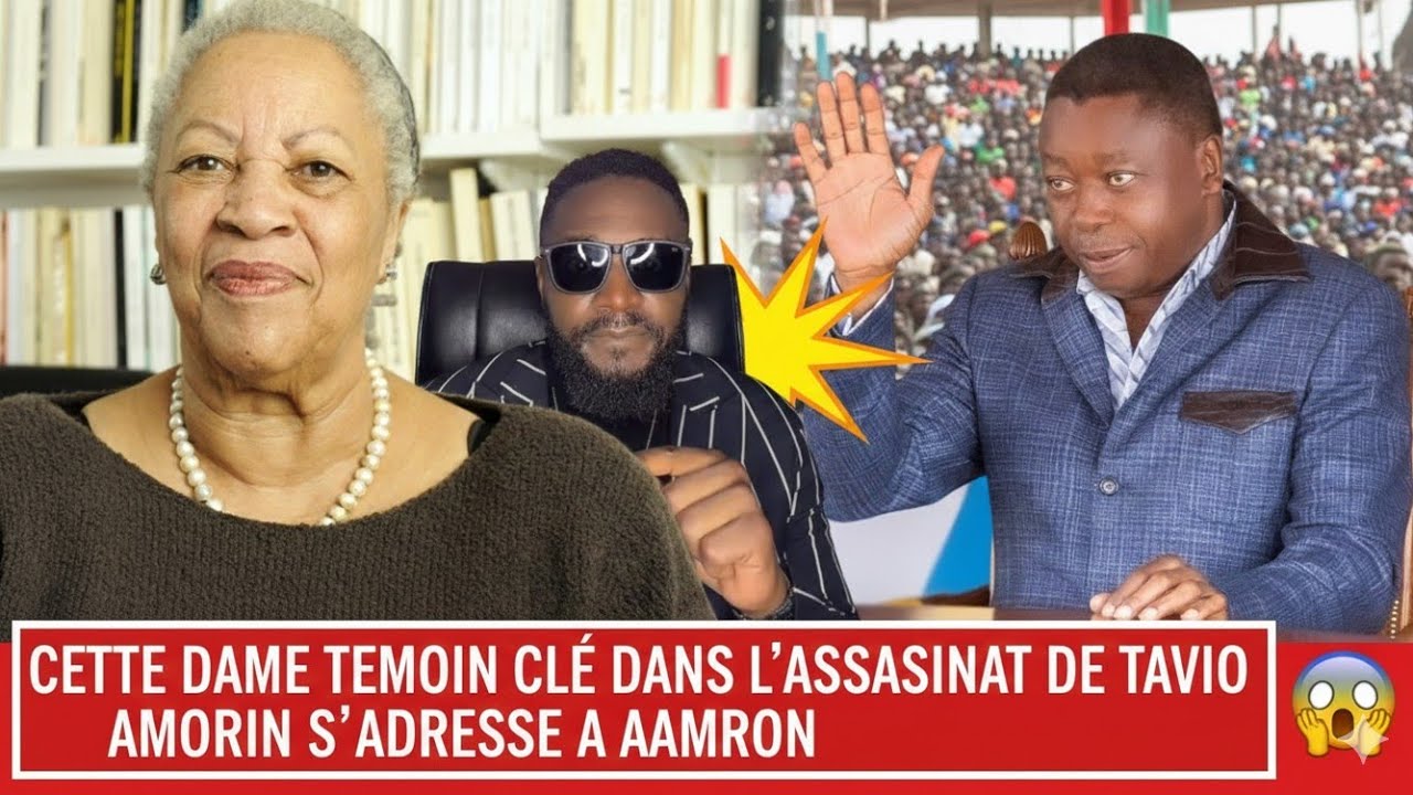 CETTE DAME TEMOIN CLE DANS L'ASSASINAT DE TAVIO AMORIN S'ADRESSE A AAMRON
