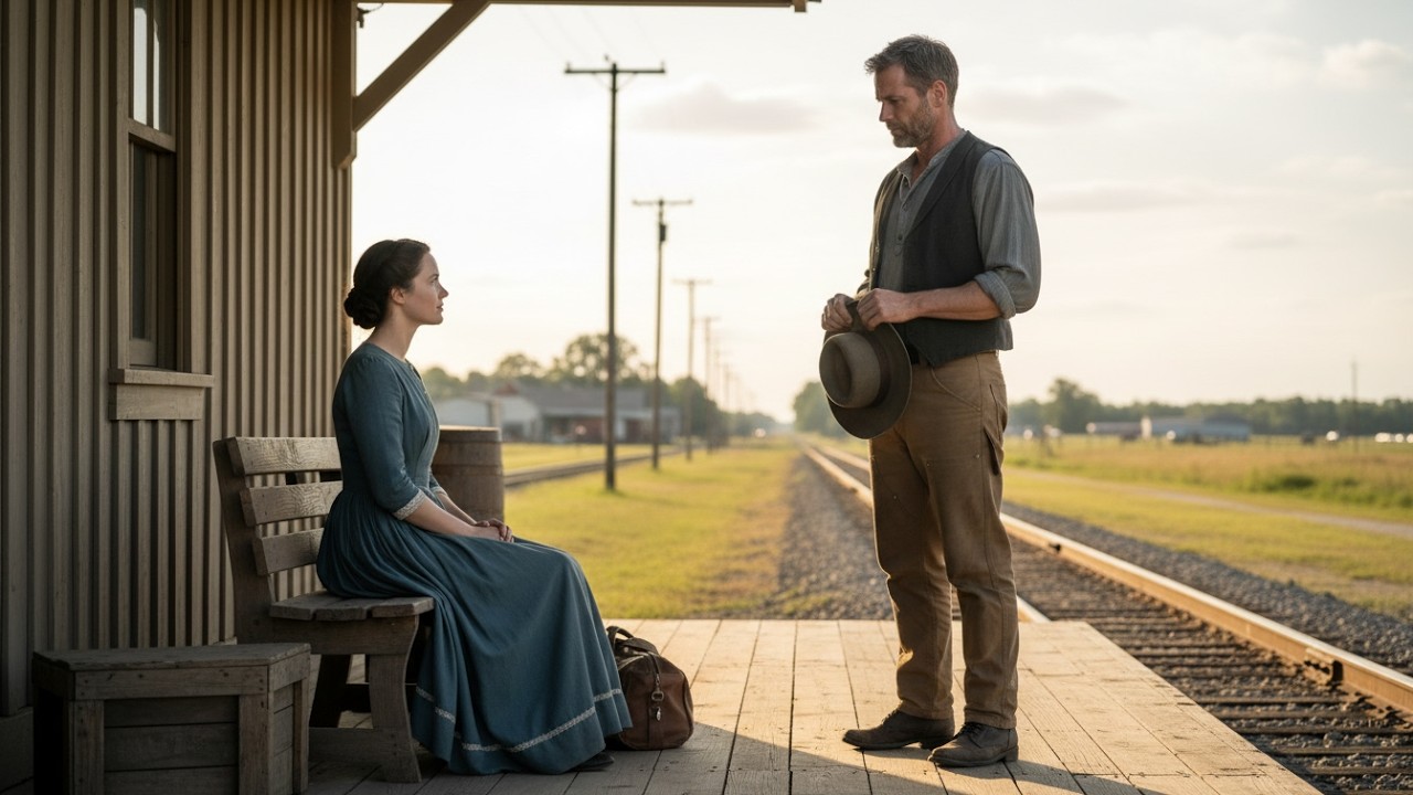 She Was Left Behind at the Station — So a Stranger Made Her His Wife