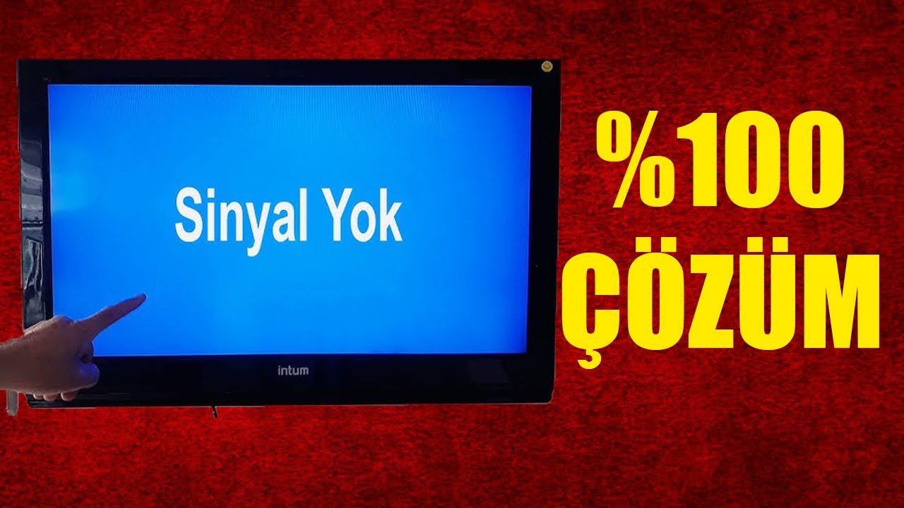 TELEVİZYONDA SİNYAL YOK SORUNU (%100 ÇÖZÜMÜ)