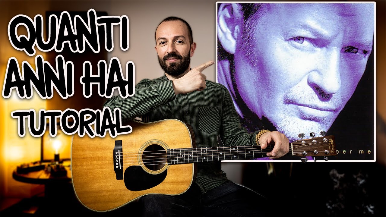 Tutorial Chitarra Canzoni Facili | Vasco Rossi - Quanti Anni Hai |