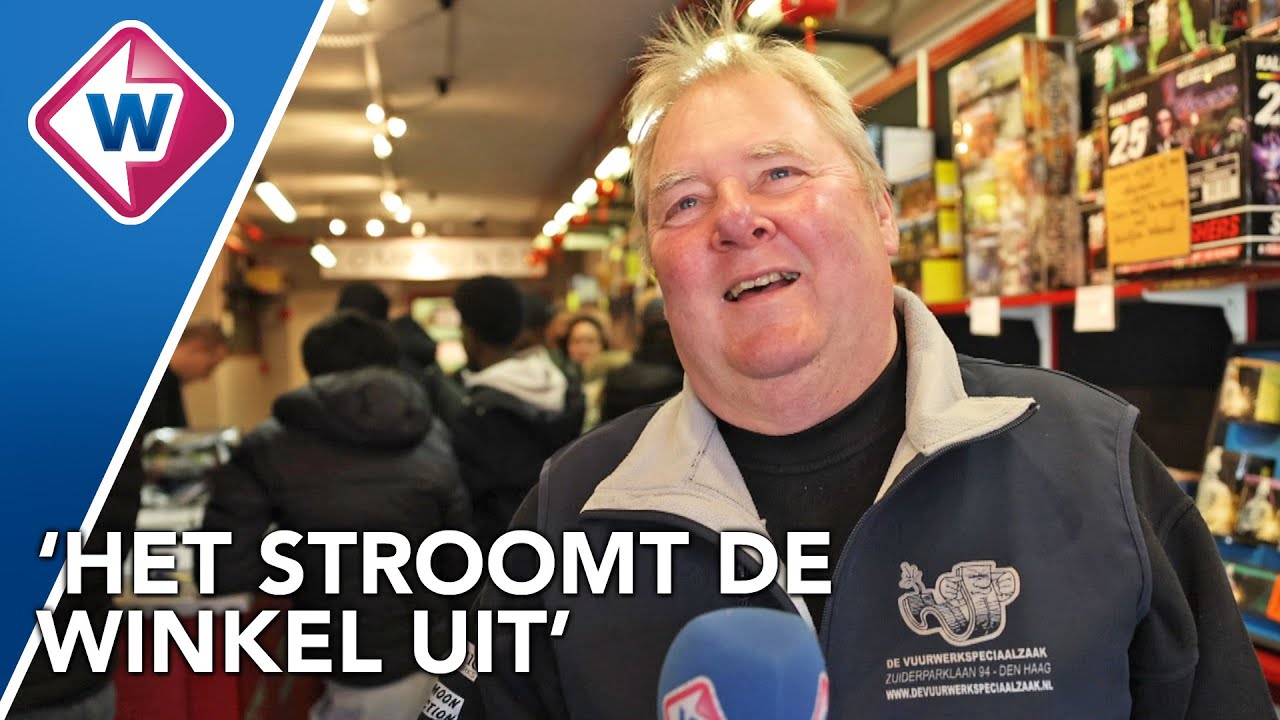 Gigantische drukte bij vuurwerkwinkels