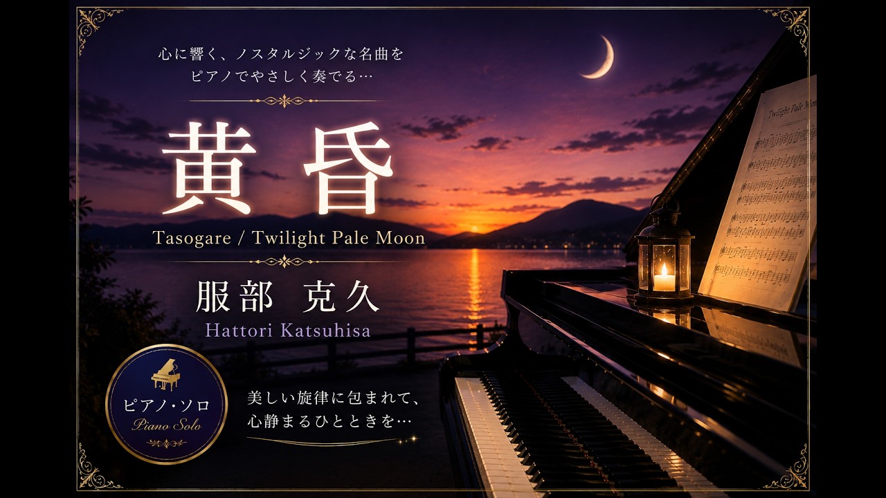 黄昏(Tasogare / Twilight Pale Moon)　服部　克久(Hattori Katsuhisa)