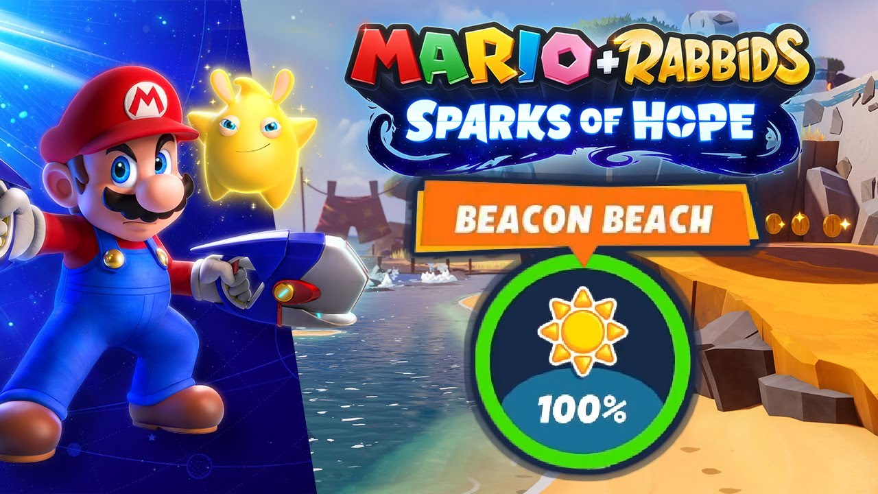 Mario + Rabbids Sparks of Hope - Beacon Beach: All Side Quests (100% Guide)