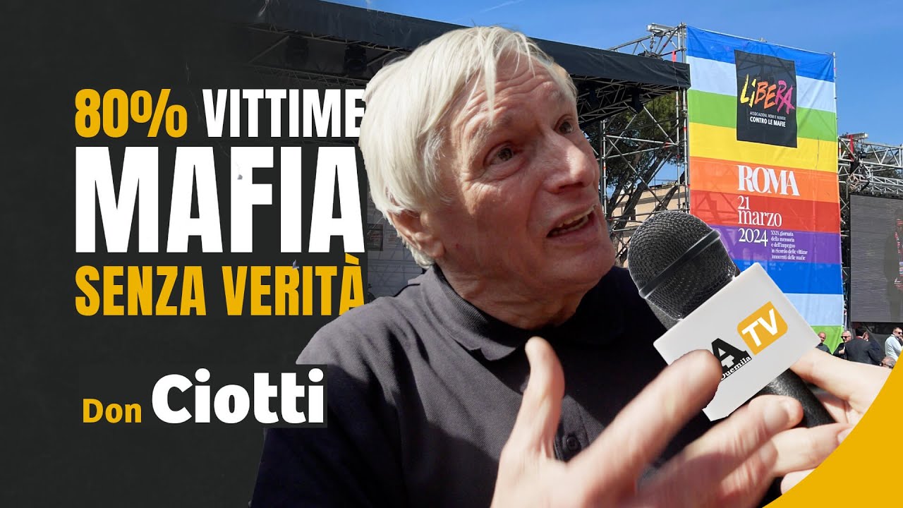 In 100mila a Roma per ricordare le vittime di mafia. Don Ciotti: ''L'80% di loro è senza verità''