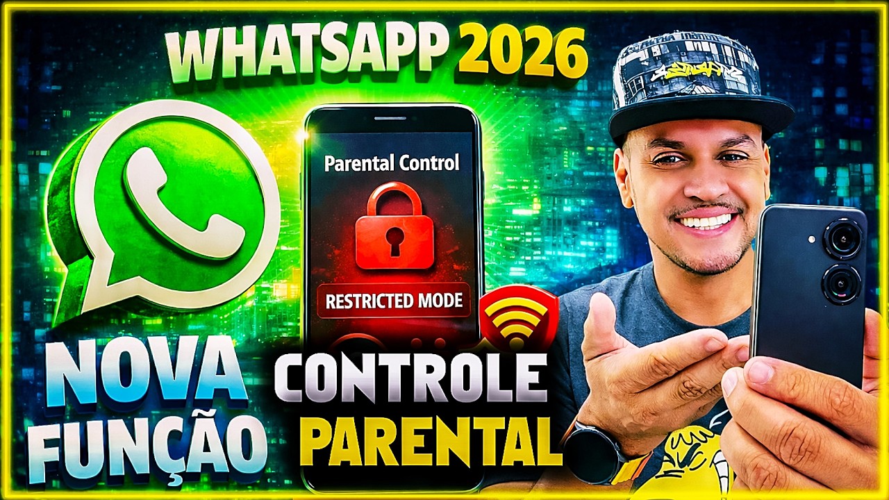 🔥WhatsApp Novidade 2026: CONTROLE PARENTAL