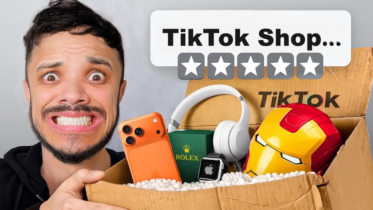 comprei CAIXA MISTERIOSA do TikTok Shop pra ver se é golpe