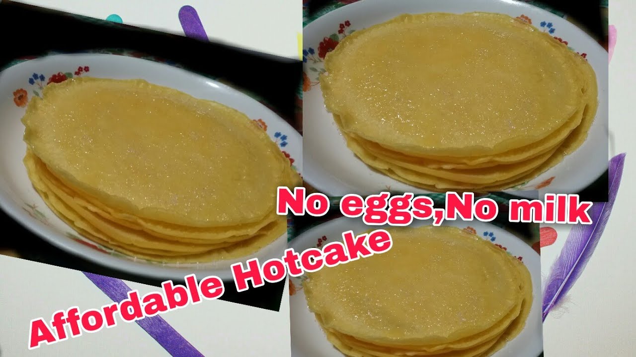 Easy and Affordable Hotcake/Without eggs & milk/Fluffy & Soft