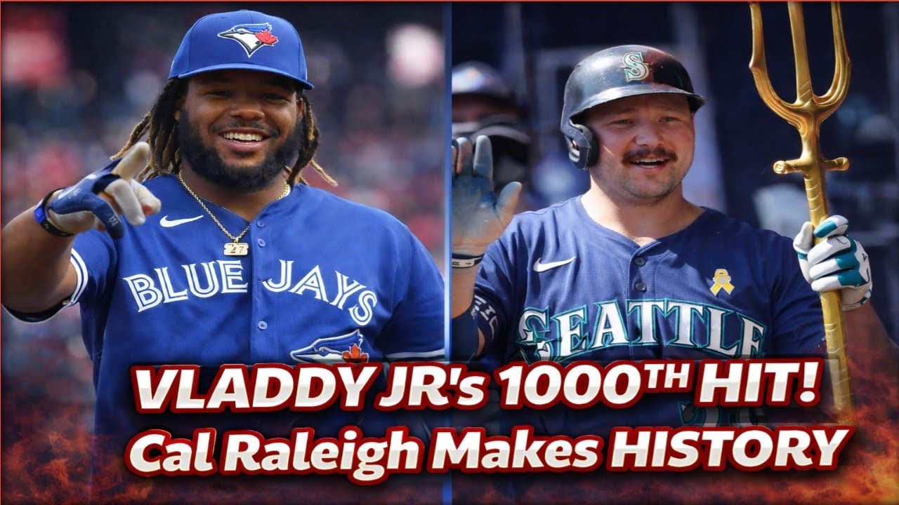 Vladdy Jr's MASSIVE 1000th hit milestone and Cal Raleigh's HISTORIC 60 home run 