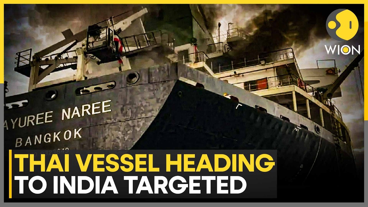 US-Iran War: Thai Ship Mayuree Naree Attacked in Strait of Hormuz While Sailing Toward India | WION