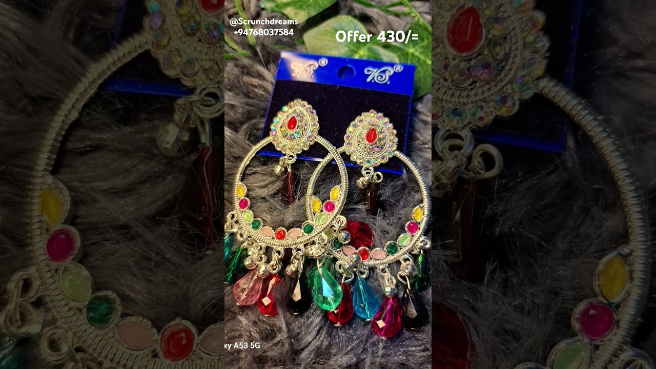 #earringlovers #love #srilanka #trending #jaffna offer earrings buy in trust online shopping jaffna