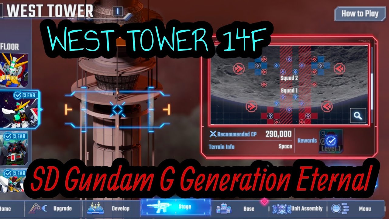 (SD Gundam G Generation Eternal):West Tower 14F