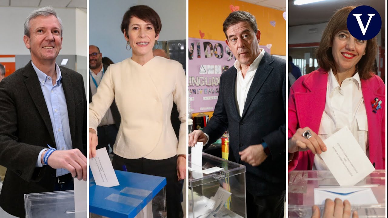 Así han votado los principales candidatos a las elecciones de Galicia