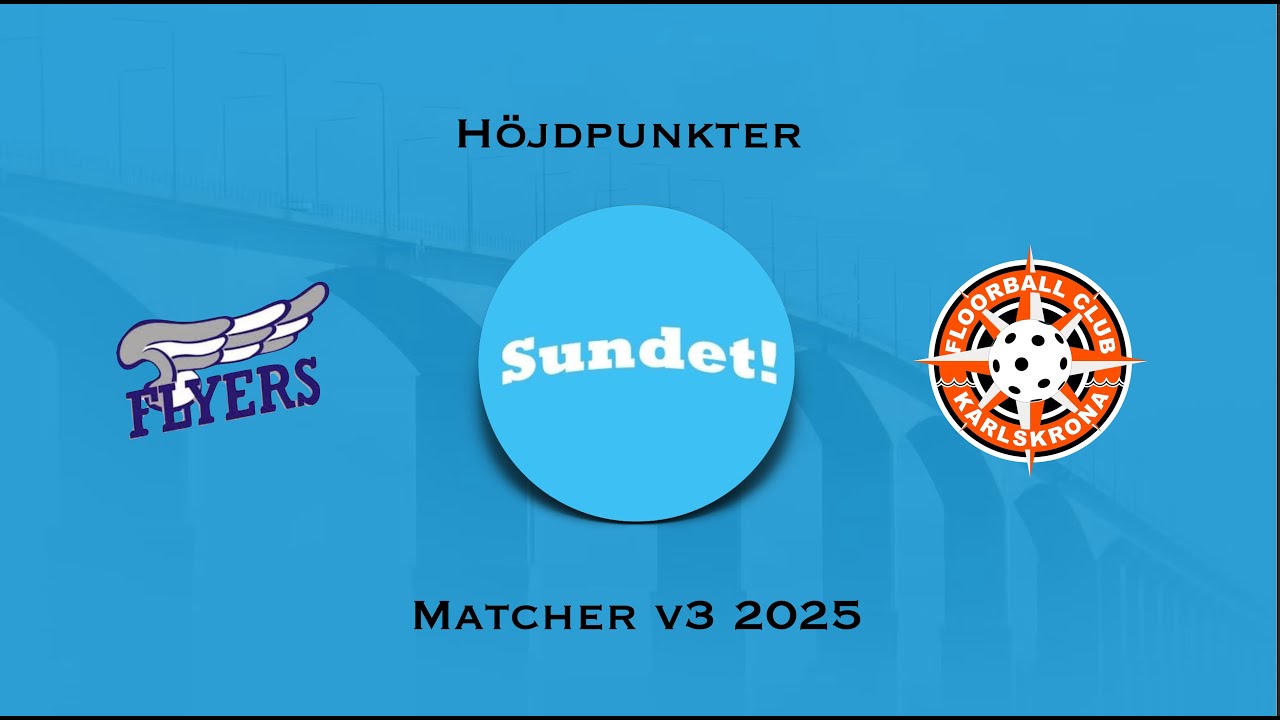 Höjdpunkter v3 2025 - Matcher mot Slätafly/SK IBK & FBC Karlskrona.