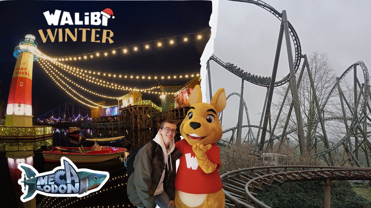 🎢❄️ Fêter Noël à WALIBI BELGIUM et découverte de MECALODON (c'est incroyable) - vlog 56