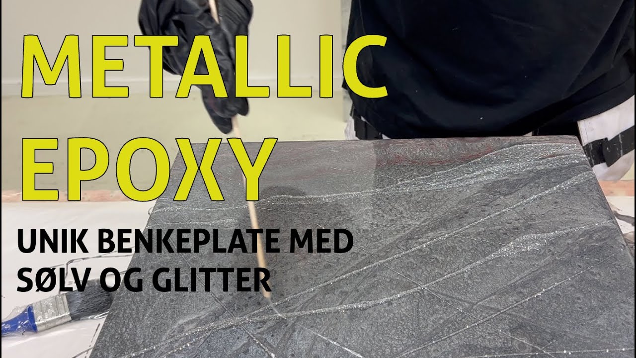 Slik lager du en unik benkeplate med Epoxy