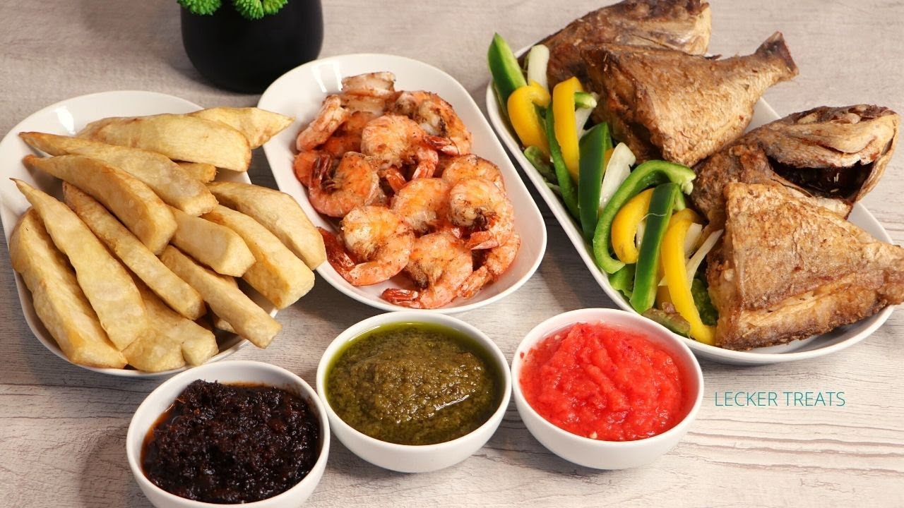Tasty Seafood & Yam Recipe | Fried Yam with Fish and Shrimps