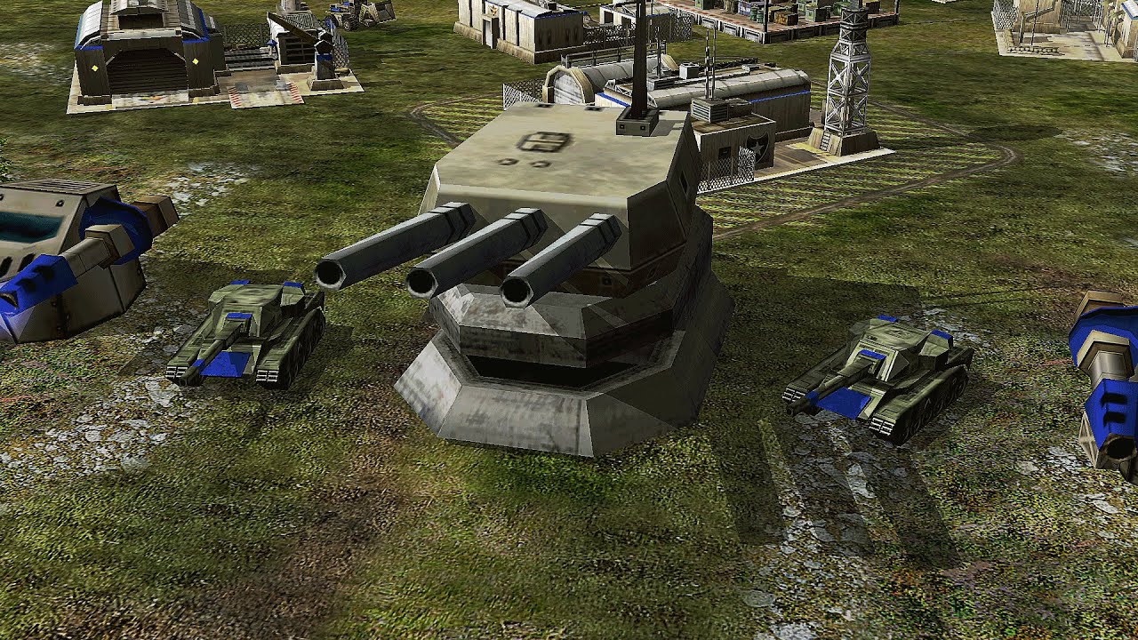 USA Laser vs 3 GLA BOSS - Command & Conquer Generals Apocalyptic