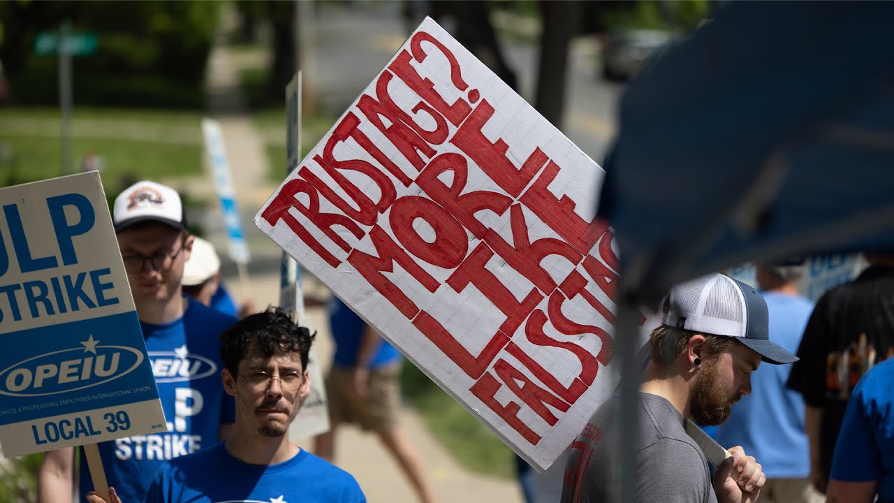 Striking workers face aggressive drivers on the picket line | TruStage ULP Strike